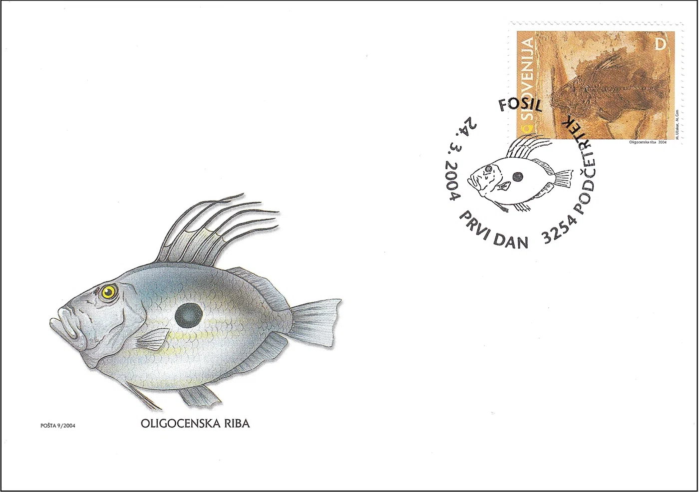 FOSILI - OLIGOCENSKA RIBA